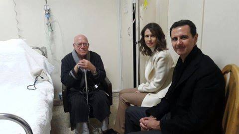 Visite surprise de Bachar et d'Asma Al-Assad au prêtre qui est lié à l'histoire de la Vierge de Soufanieh (Photos) 15621824_1845269112376916_2762684507715094487_n